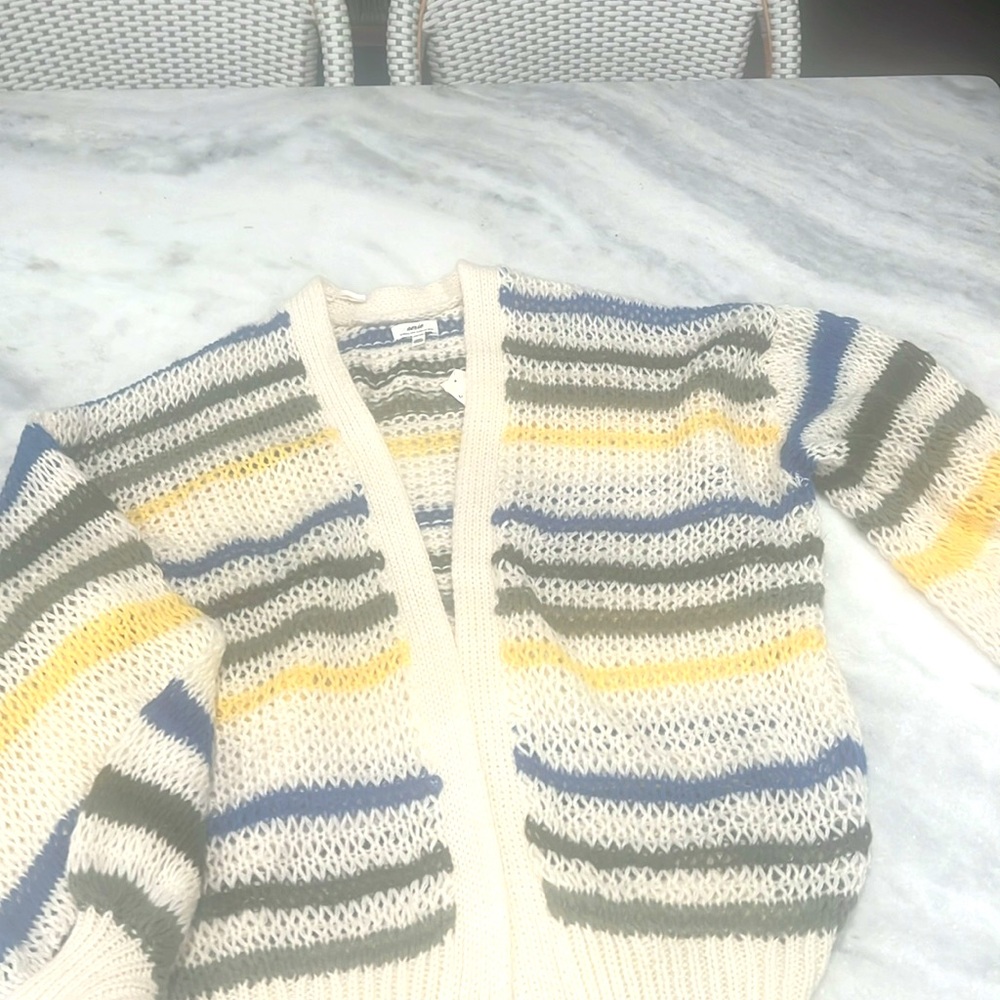 Aerie cardigan never worn brand new crochet knit sweater